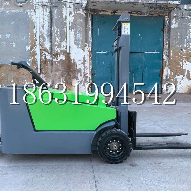 通山县小型电动叉车1吨2吨步行站驾式电瓶堆高充电装卸车液压升降车铲车